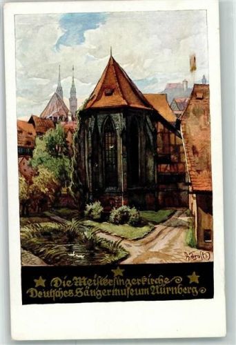 Nürnberg Meistersingerkirche Deutsches Sängermuseun sign.
