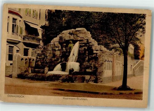 Osnabrück 1917 Haarmann-Brunnen Feldpost Westercappeln