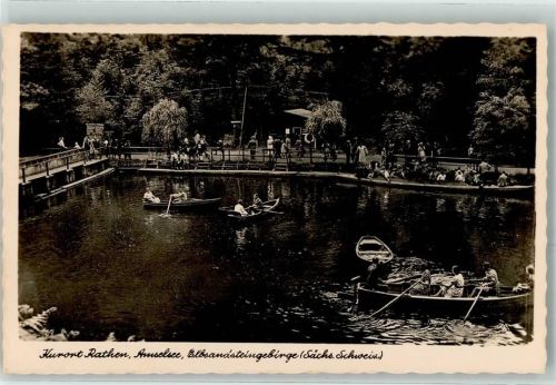 Rathen Kurort Amselsee Ruderboote