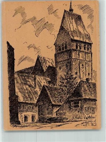 Reichenau Radierung von Ernst Piepenschneider