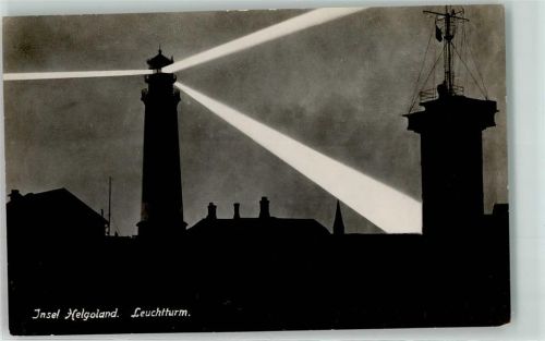 Helgoland Leuchtturm Nachtaufnahme