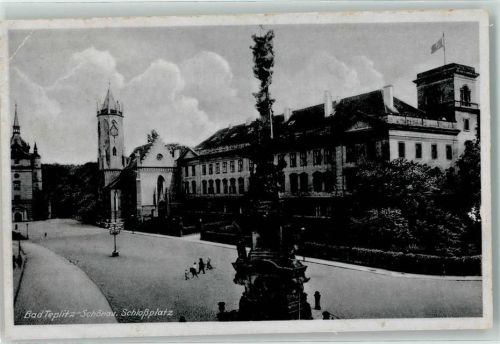 Teplice Schlossplatz WK II