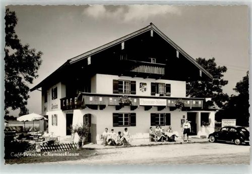Übersee Gasthaus Chiemseeklause VW Käfer
