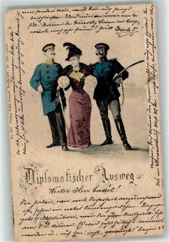 1901 Diplomatischer Ausweg Verlag Fritz Grandt Berlin