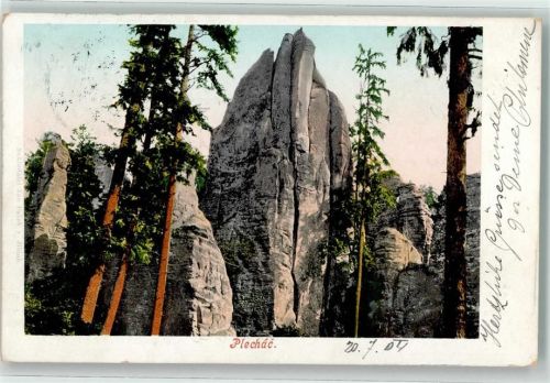 Jicin 1904 Plechac Ort lt. Stempel