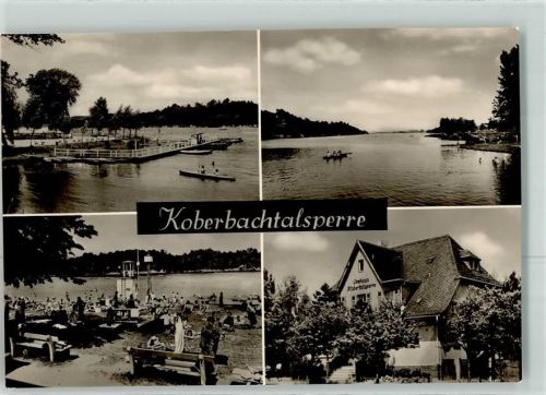 Werdau Koberbachtalsperre Badestrand Gasthaus Koberbachtalsperre