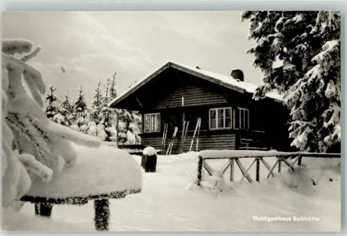 Ilmenau Gasthaus Bobhütte Winter