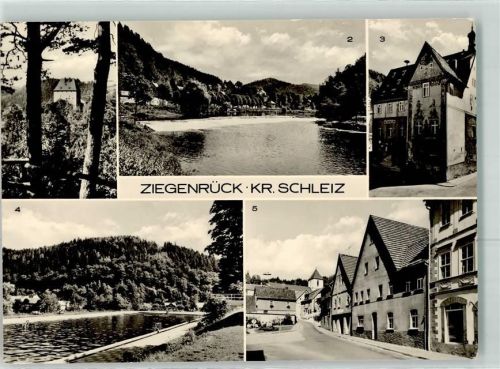 Ziegenrück Saalewehr Gasthaus Ratskeller Schwimmbad Kirchstraße