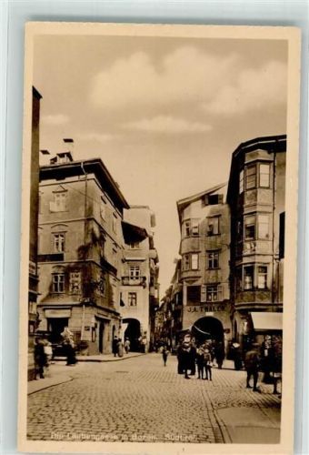 Bozen 1912 Die Laubengasse