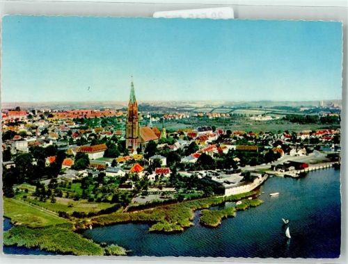 Schleswig Fliegeraufnahme des Ortes mit St. Petri Dom