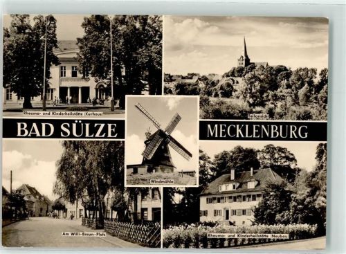 Bad Sülze Rheuma u. Kinderheilstätte Am Willi Braun Platz Windmühle