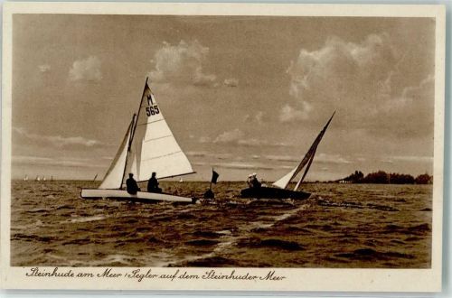 Steinhude Segler auf dem Steinhuder Meer Segelboot