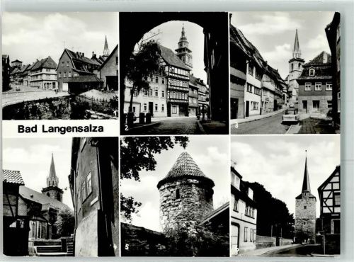 Bad Langensalza Mühlhäuserstraße Spittelbrücke Stadtmauer Turm Klagetor