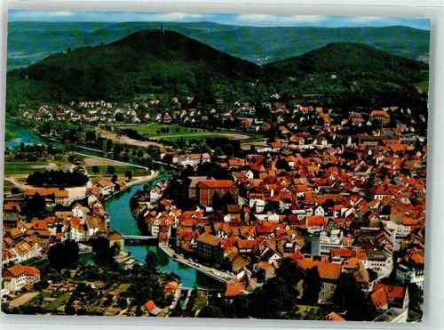 Eschwege Fliegeraufnahme Werraland Brücke Fabrik