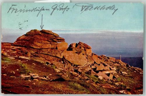 Brocken Sonnenuntergang an der Teufelskanzel