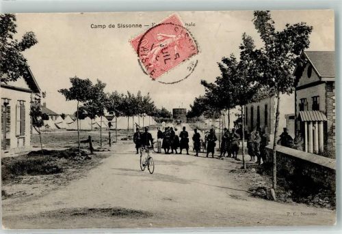 Sissonne 1908 Camp de Sissonne Fahrrad Uniform
