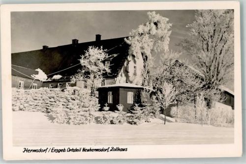 Hermsdorf Ortsteil Neuhermsdorf Zollhaus im Winter