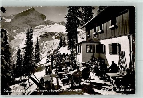 Kreuzjochhaus Alpspitze Hüttenstempel