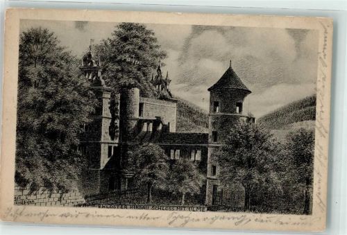 Hirsau 1912 Kloster Schloss mit Ulme