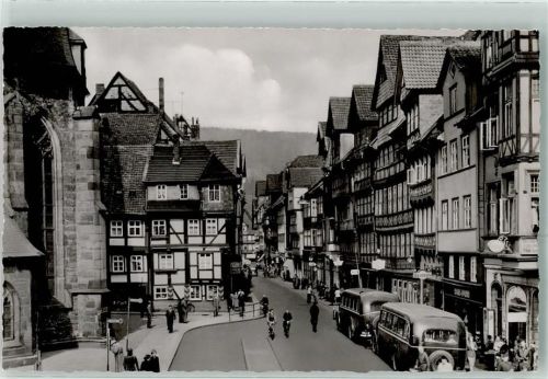 Hann. Münden Lange Straße Reisebusse