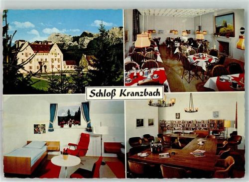 Klais Schloß Kranzbach Speisezimmer Gästezimmer Lesezimmer
