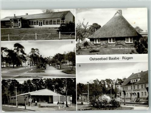 Baabe HO-Gasthaus Am See Strandpromenade Kaufhalle Fischerhaus Rat der Gemeinde