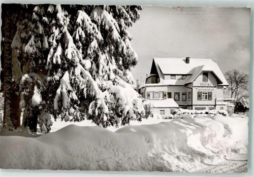 Zwieselberg Hotel Tannenhof Winter Foto Metz Foto AK