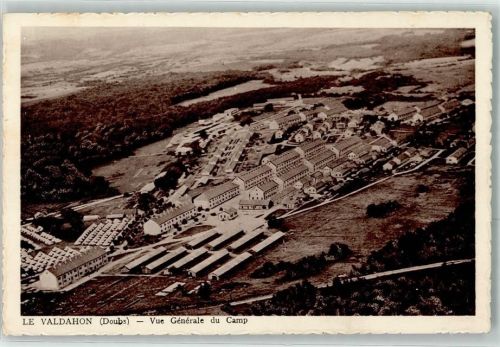 Valdahon Vogelschau Camp Militaire