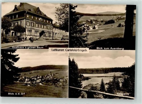 Carlsfeld Gasthaus Zum grünen Baum Auersberg Talsperre