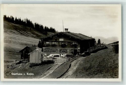 Niederau Gasthaus zum Kojen Hüttenstempel Schnapshütte