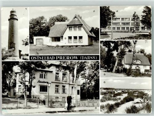 Ostseebad Prerow Leuchtturm FDGB- Erholungsheim Seestern Polytechnische Oberschule