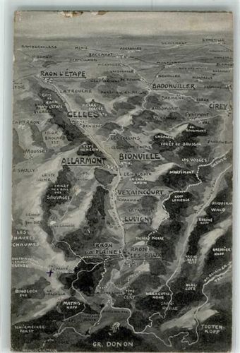 Bionville 1915 Vogelschau