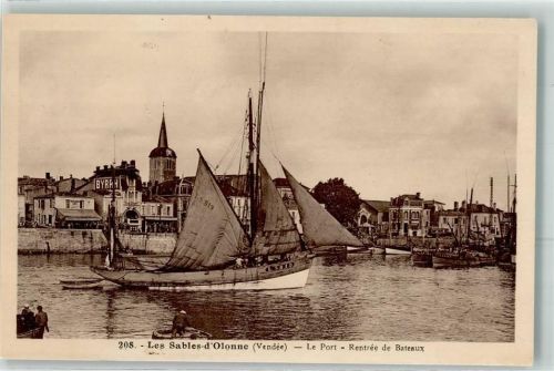 Les Sables-d'Olonne der Hafen Segelboot