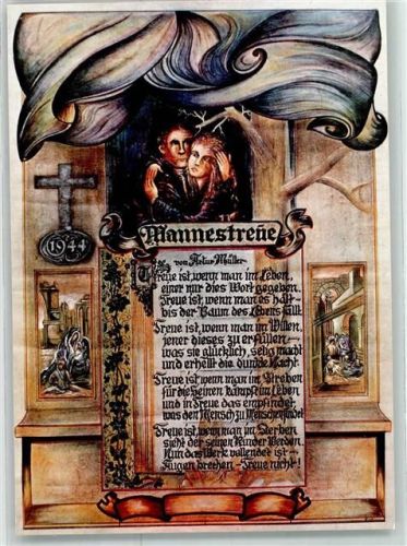 Kirchhain Mannestreue Gedicht von Artur Müller Nr. 3