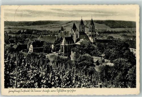 Freyburg 1942 mit St. Marien Kirche