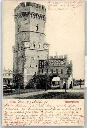 Köln Altstadt-Süd 101 1902 Bayentrurm