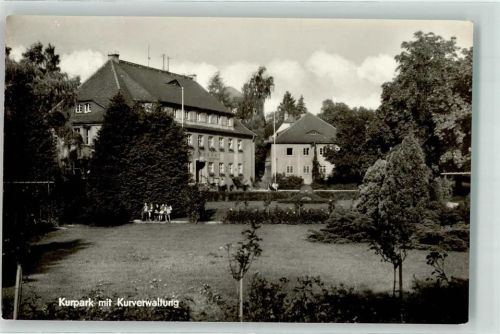 Kurort Jonsdorf Kurpark mit Kurverwaltung