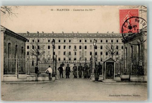 Nantes 1907 Caserne du 65. Wache Uniform