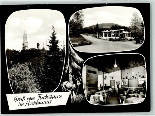 Fuchstanz Restaurant Gasthaus Gastraum Gruß Turm Hochtaunus