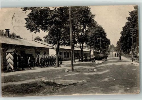 Oberhoffen-les-Wissembourg 1920 Truppenübungsplatz Die Lager Wache Wachhäuschen Soldaten Uniform Pickelhaube