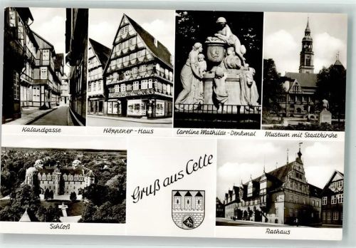 Celle Kalndgasse Höppener Haus Caroline Mathilde Denkmal Rathaus Schloss