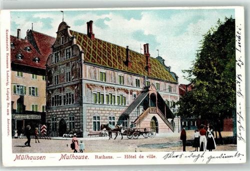 Mulhouse 1904 Rathaus