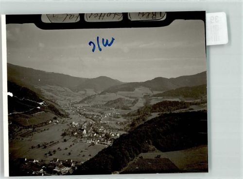 Glottertal Fliegeraufnahme des Tales Ort handschriftlich FOTO KEINE AK