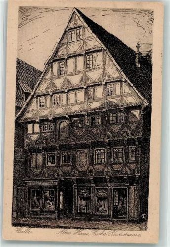 Celle Altes Haus Ecke Poststraße