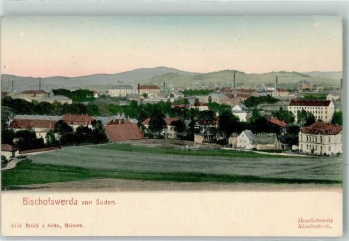 Bischofswerda Ortsansicht von Süden