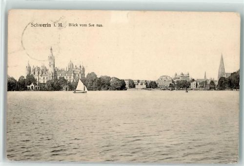 Schwerin 1907 Segelboot