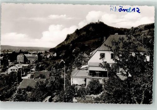 Rhöndorf Adenauer Haus mit Blick zum Drachenfels