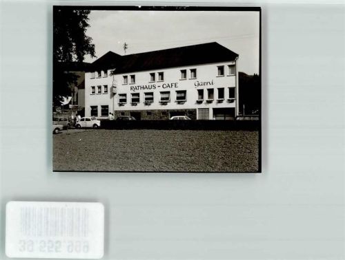 Bruttig Gasthaus Rathaus Cafe Garni VW Käfer Oldtimer Ort handschriftlich