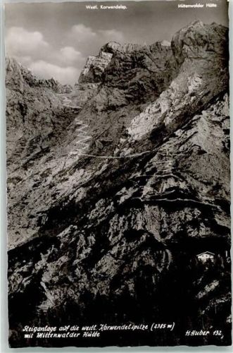 Mittenwalder Hütte Karwendelspitze Mittenwalder Hütte