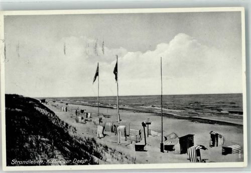 Kolberg 1937 Schwimmbad Strand Kolberger Deep